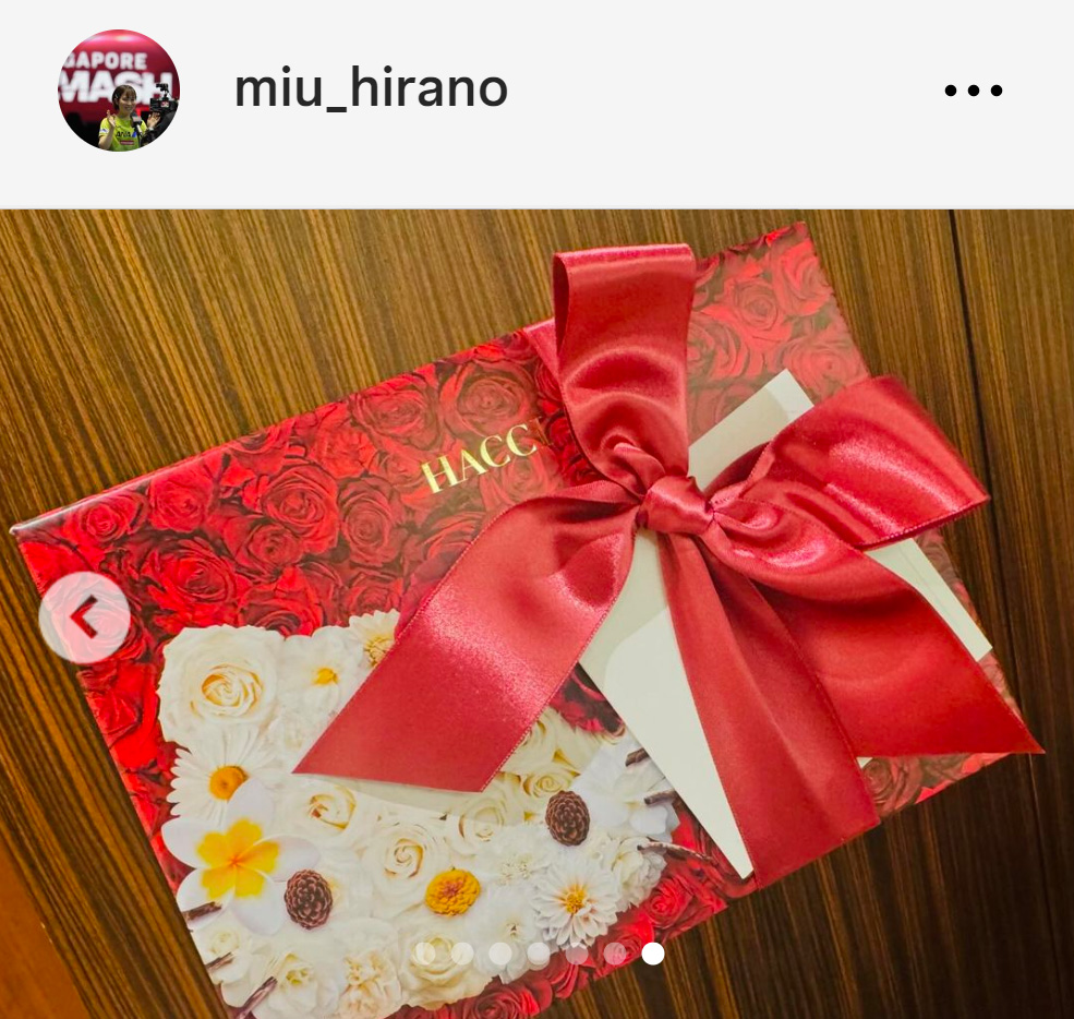 平野美宇のインスタグラムから