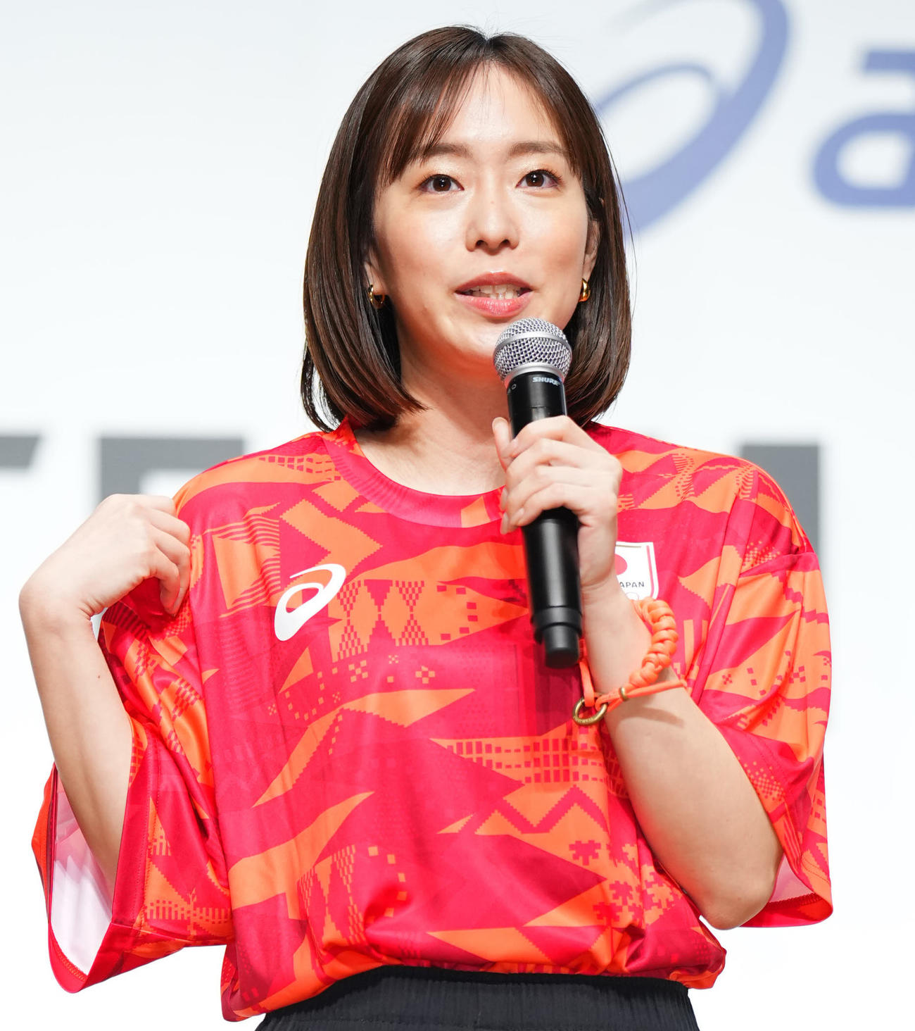 ゲストとして登壇した石川佳純さん（撮影・垰建太）