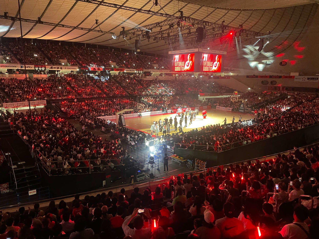 B1A東京－千葉Jが行われた東京・代々木第1体育館