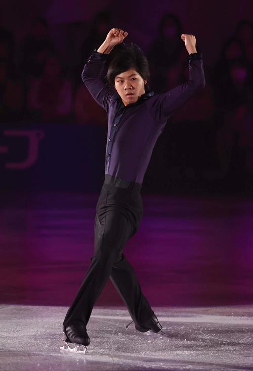 ブルーム・オン・アイス2024で演技する森本涼雅（撮影・上田博志）