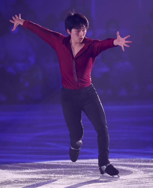 ブルーム・オン・アイスで演技する樋渡知樹（撮影・上田博志）