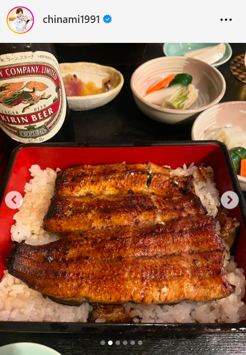 吉田知那美のインスタグラムから