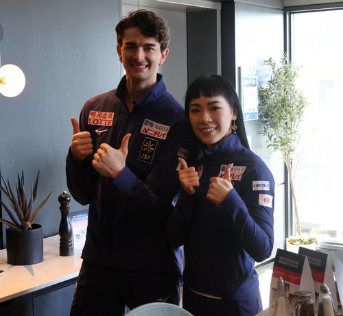 世界選手権アイスダンス18位の小松原美里と尊