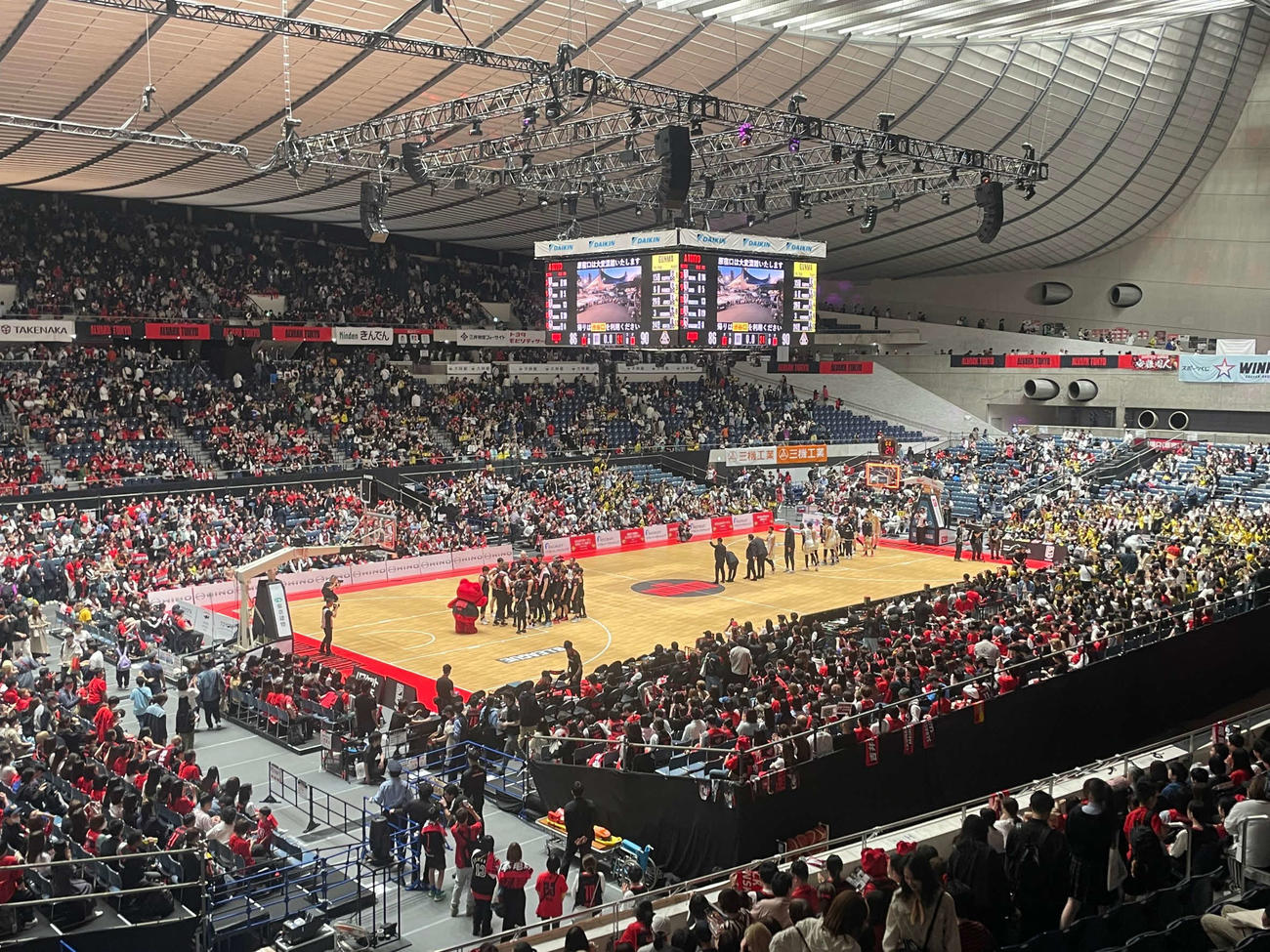 B1A東京－群馬戦が行われた東京・代々木第1体育館