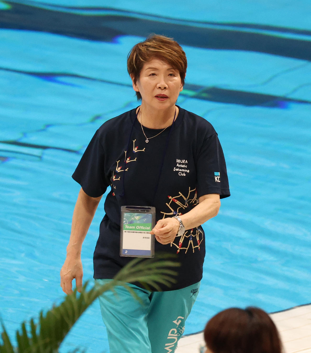 井村アーティスティックスイミング井村雅代代表理事（撮影・中島郁夫）