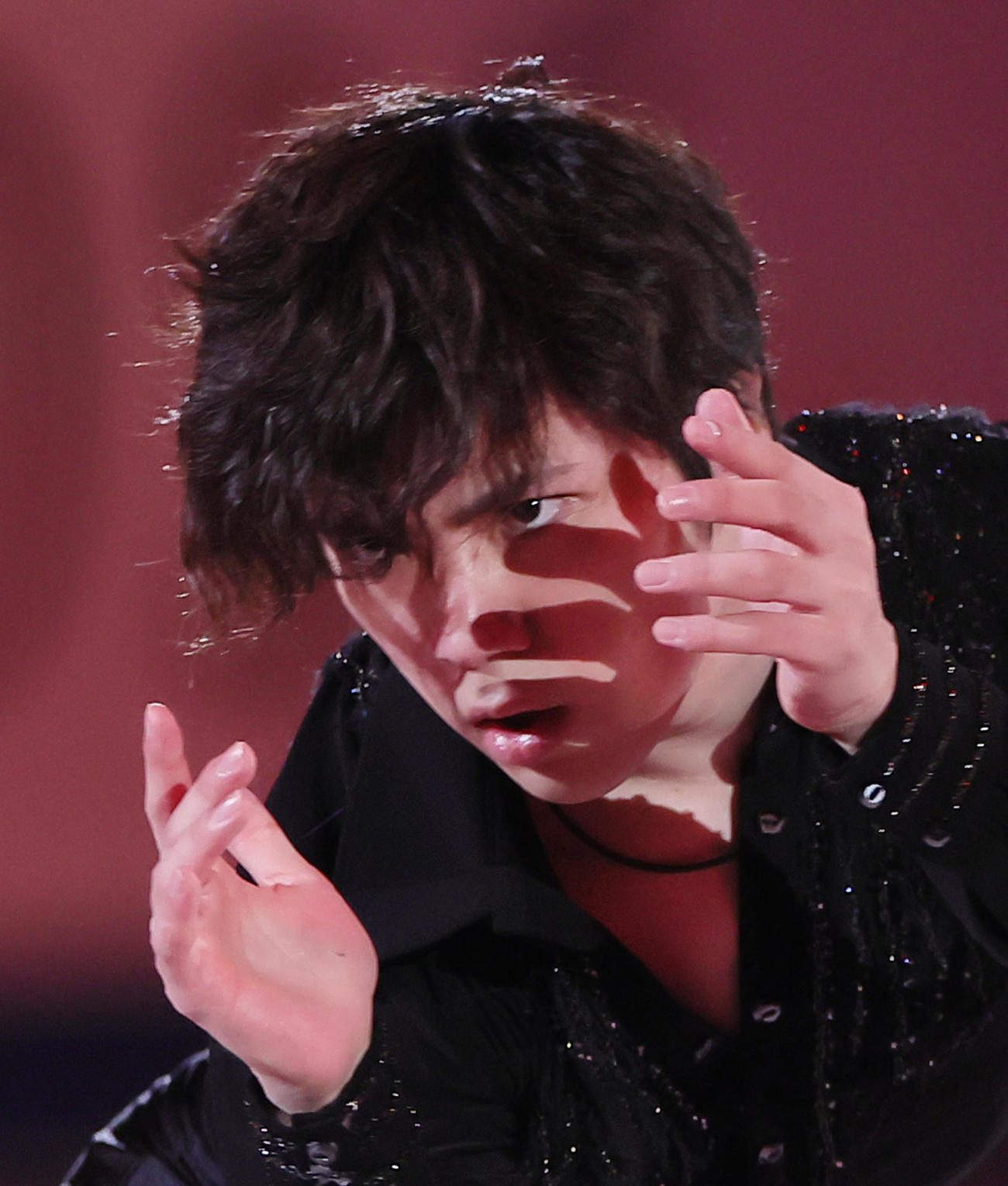 2022年11月　エキシビションで演技する宇野