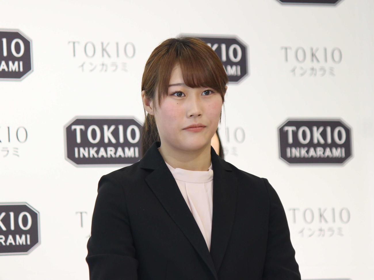 TOKIOインカラミスノーボード部への加入を発表した村瀬心椛（撮影・勝部晃多）