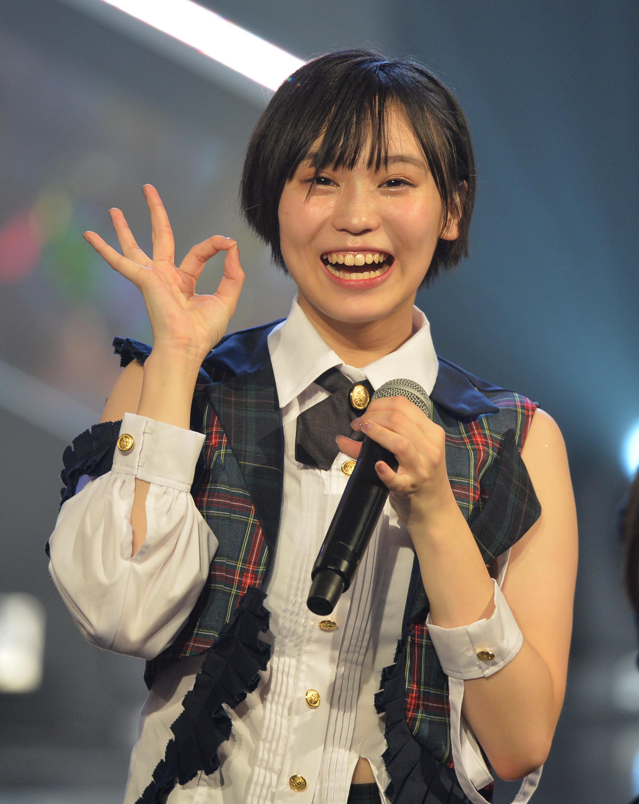 HKT48豊永阿紀（18年9月撮影）