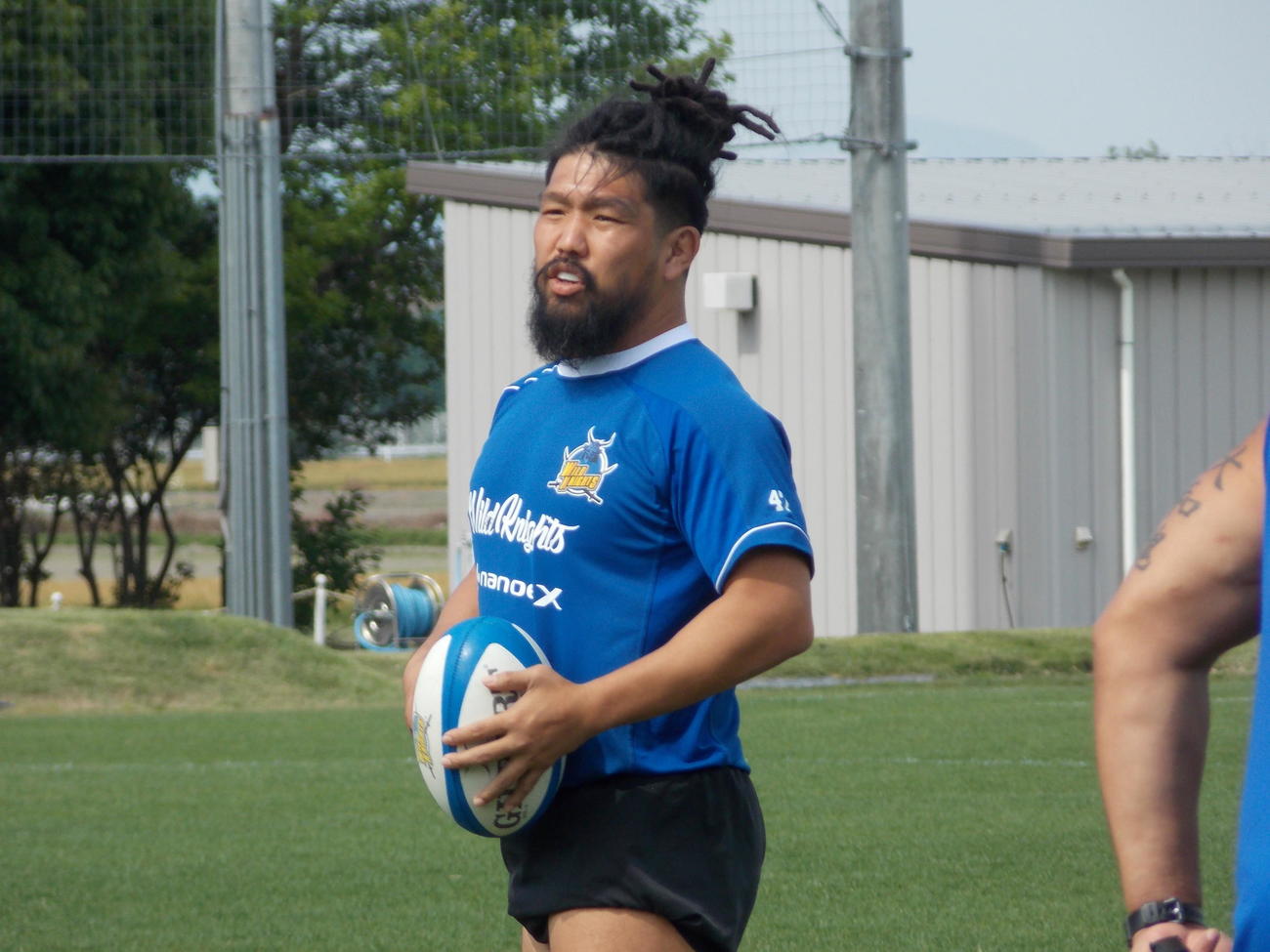 BL東京とのリーグワン決勝に向けて調整した埼玉堀江（撮影・松本航）