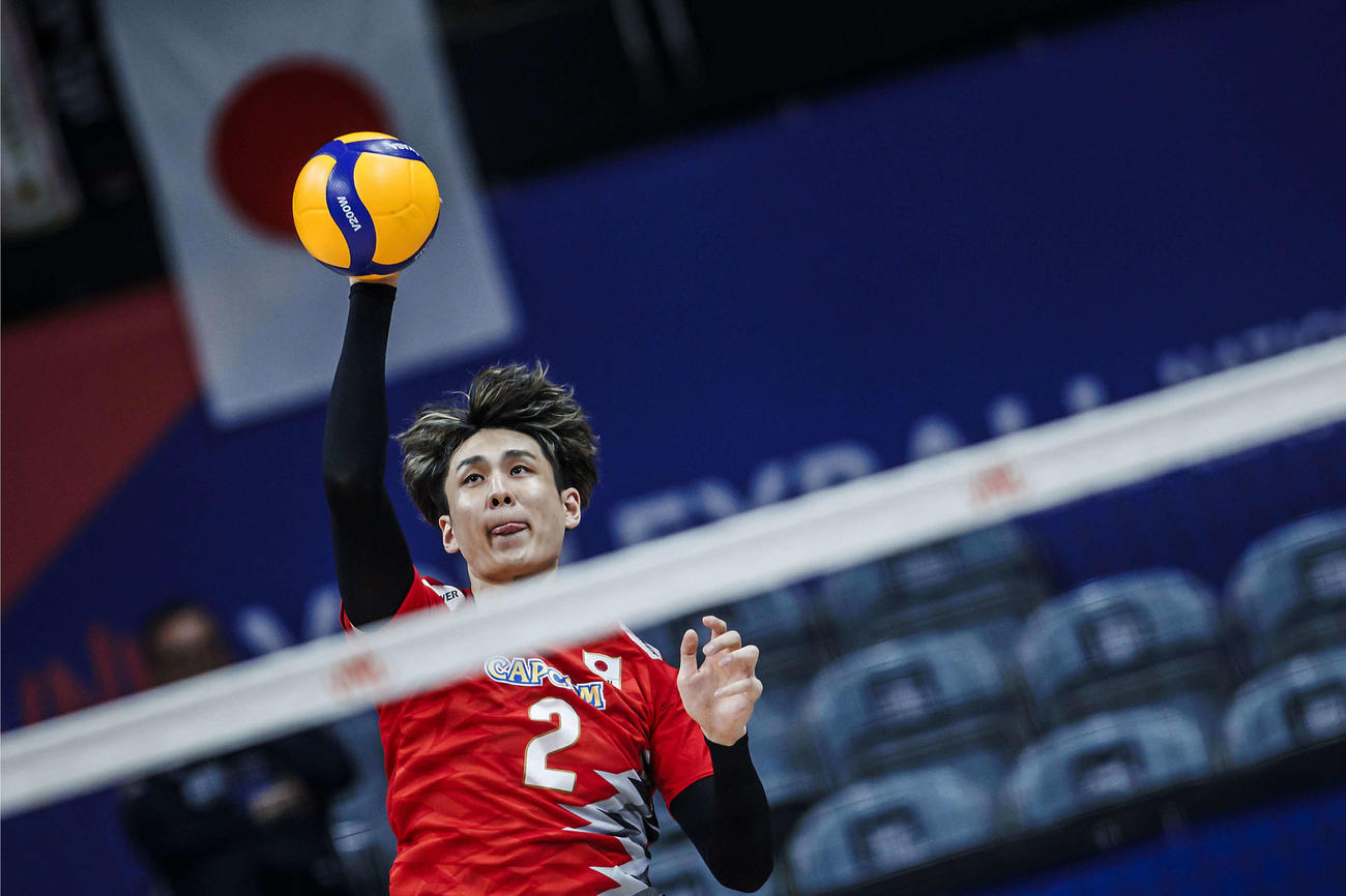 バレーボール男子日本代表の小野寺太志（C）FIVB