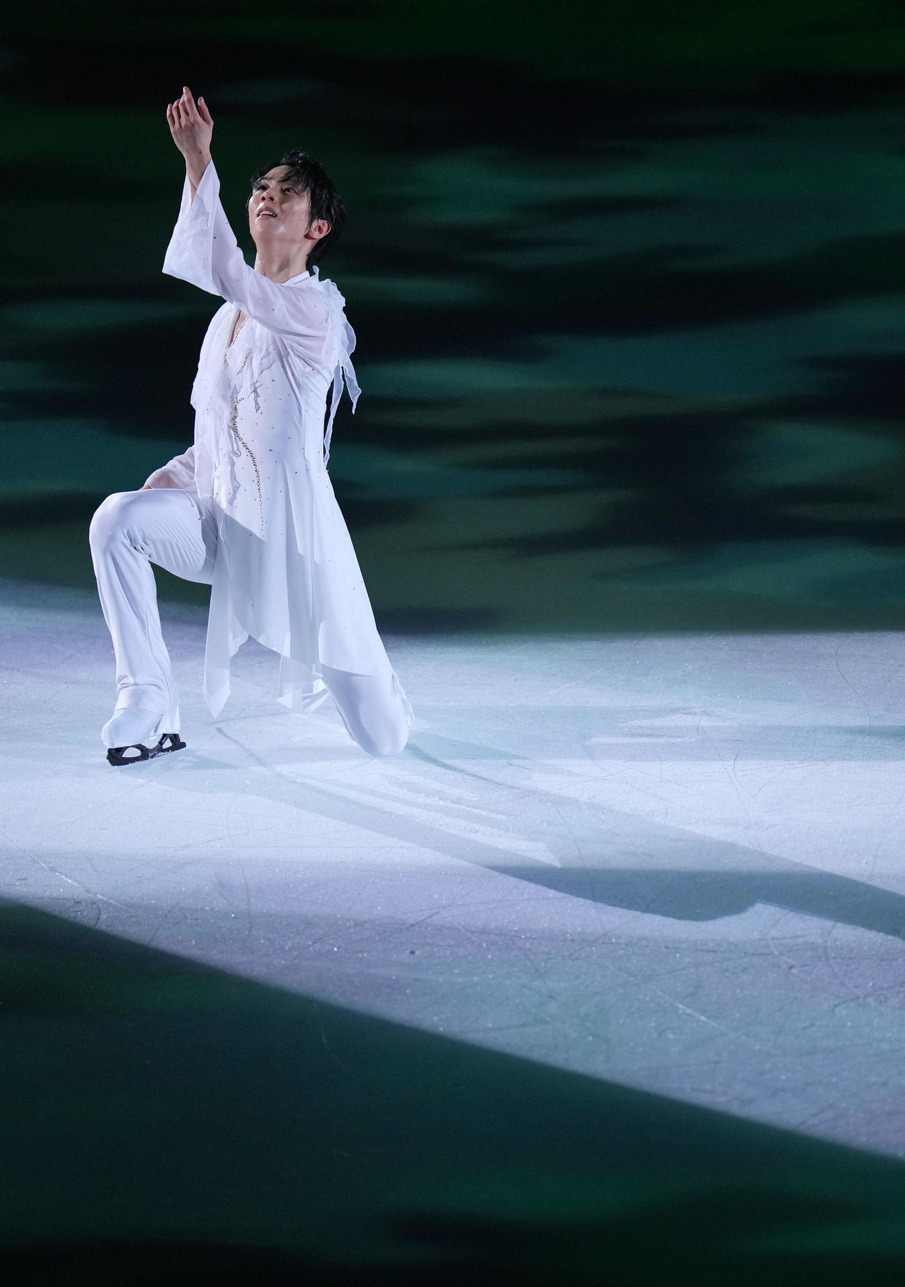 観客を魅了する羽生結弦（撮影・横山健太）
