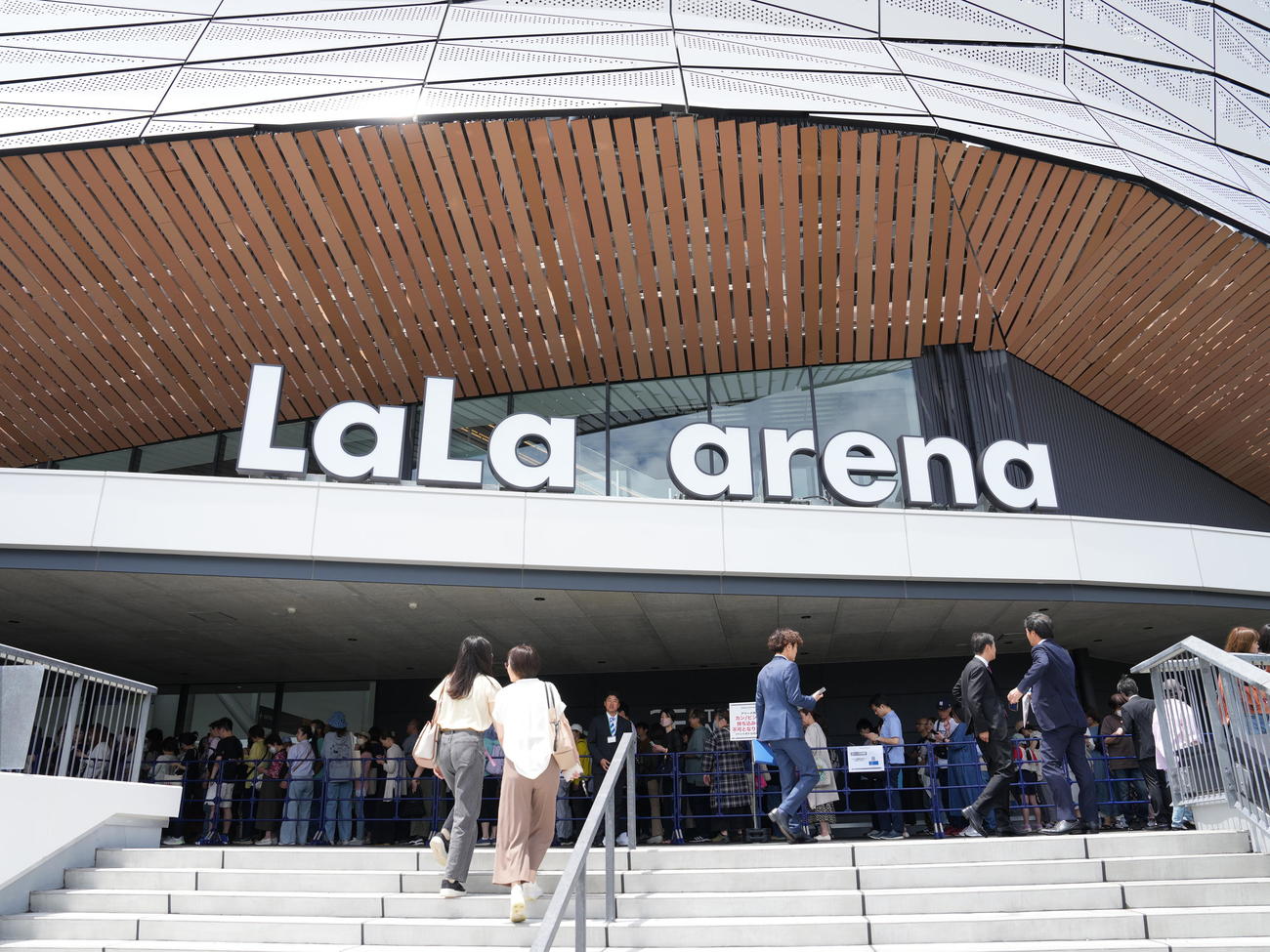 プレス用に内覧会が行われたLaLa arena TOKYO－BAY（撮影・小沢裕）