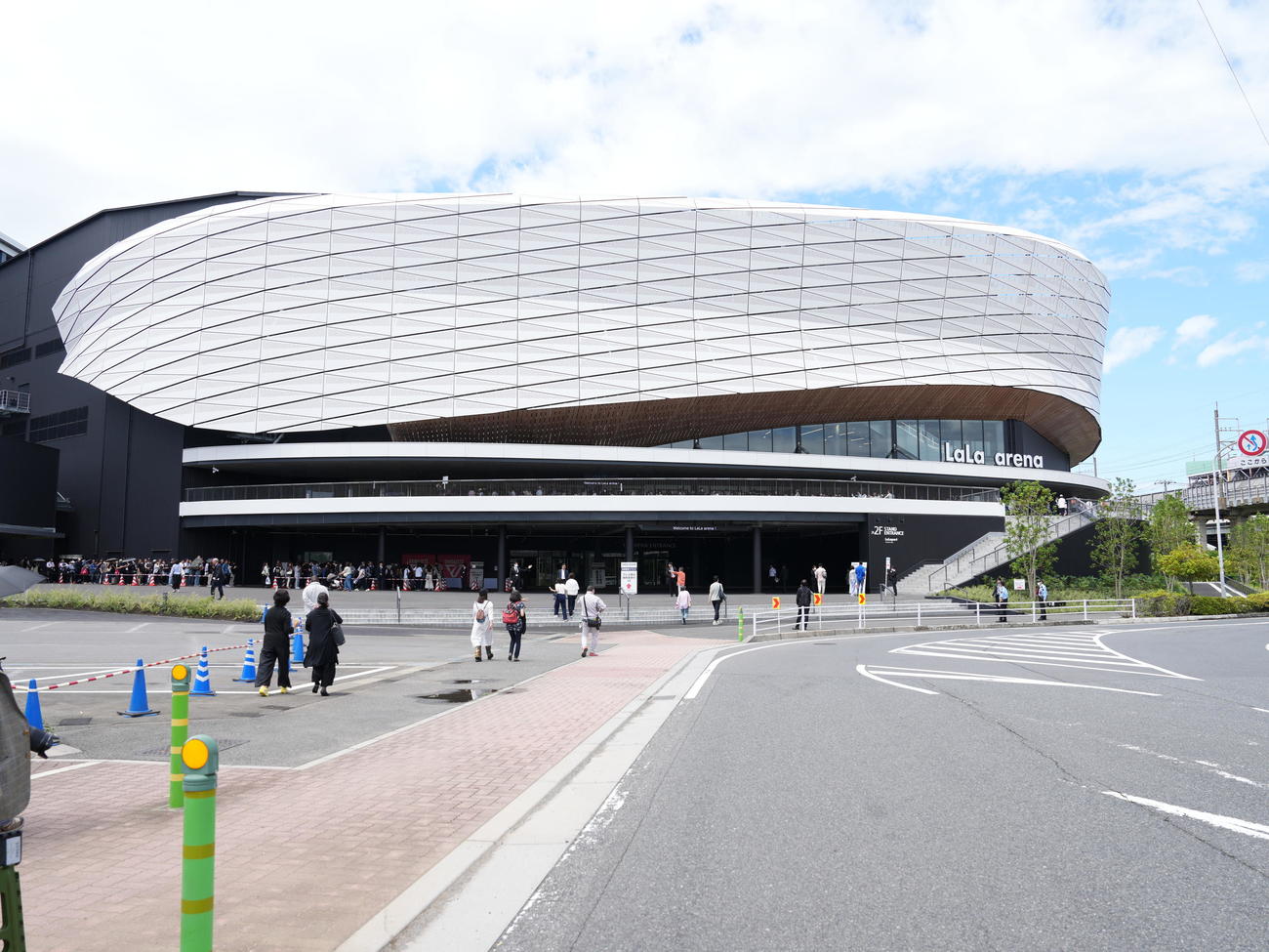 プレス用に内覧会が行われたLaLa arena TOKYO－BAY（撮影・小沢裕）