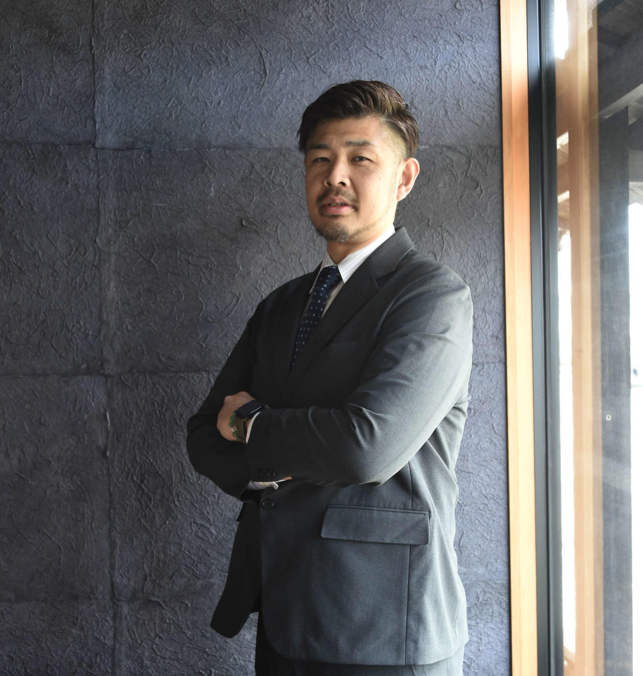 新潟の監督就任が決まり、決意を述べた鵜沢潤氏