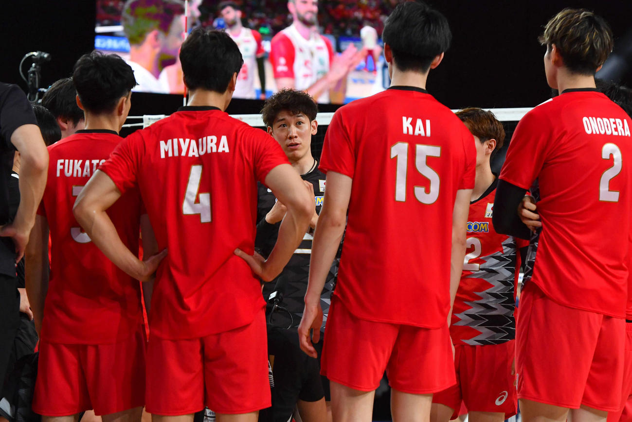 バレー男子日本代表（2024年6月7日撮影）