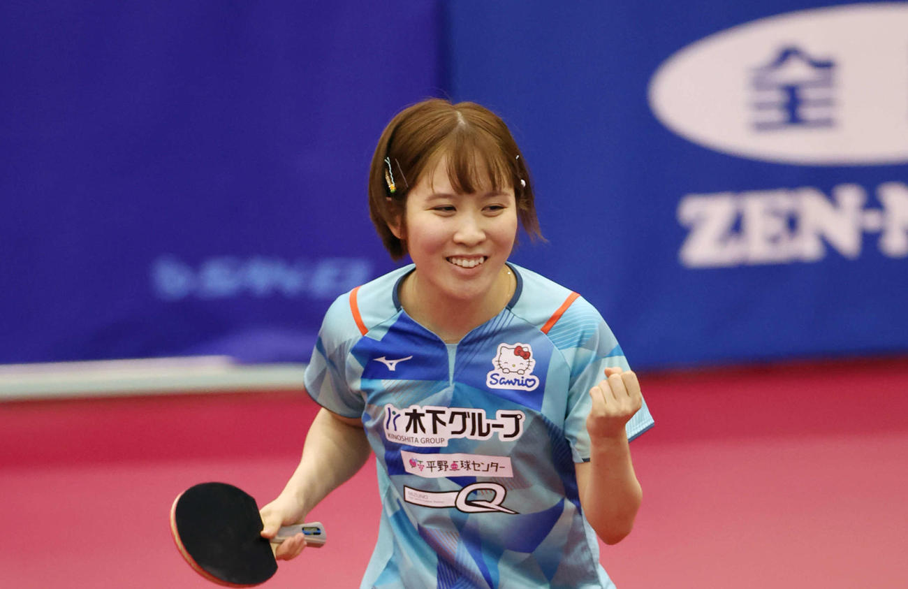 平野美宇（2023年7月23日撮影）