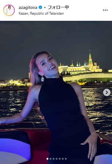 ザギトワのインスタグラムから