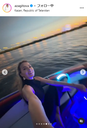 ザギトワのインスタグラムから