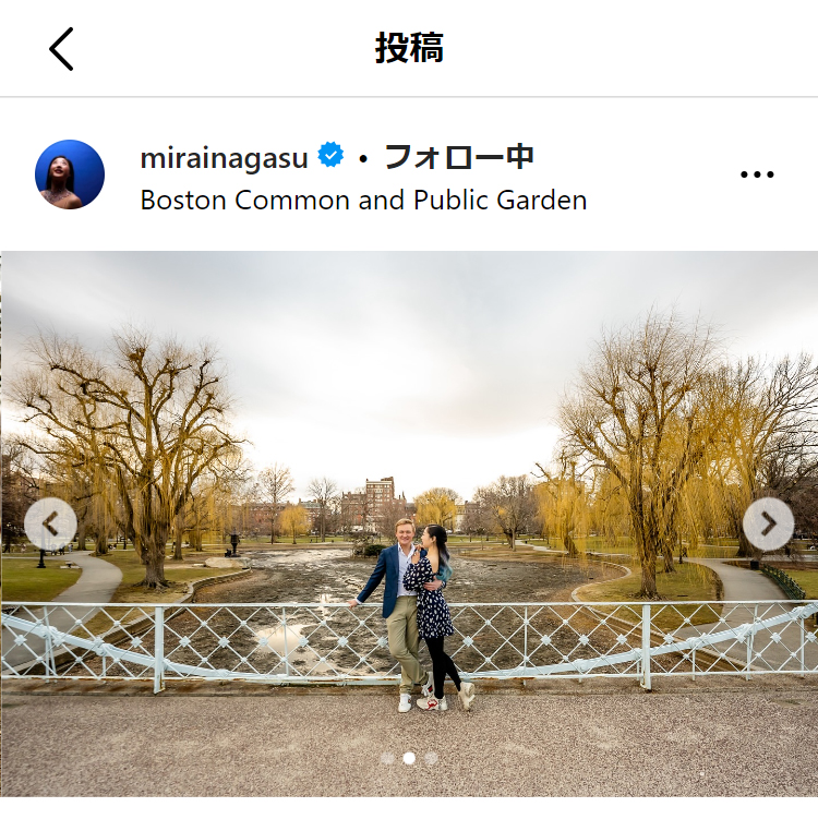 長洲未来のインスタグラムから