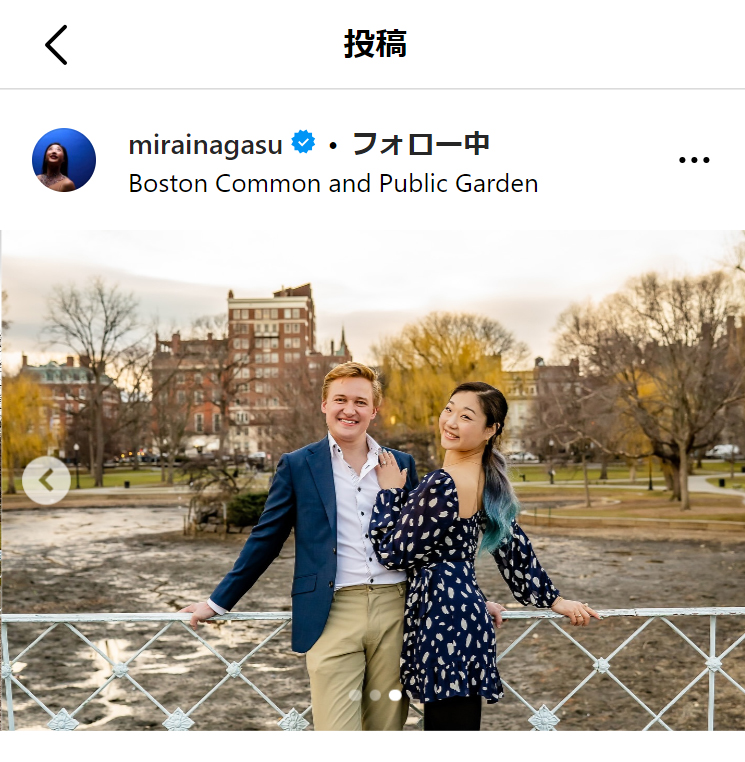 長洲未来のインスタグラムから