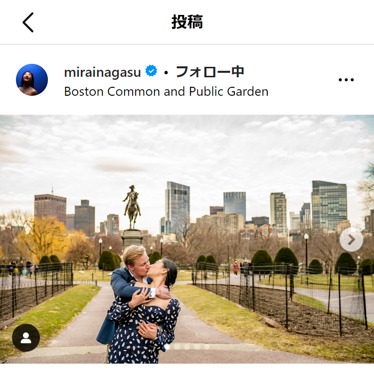 長洲未来のインスタグラムから