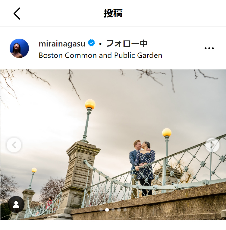 長洲未来のインスタグラムから