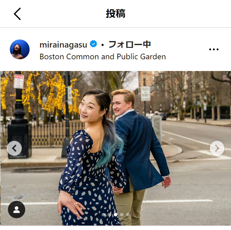 長洲未来のインスタグラムから