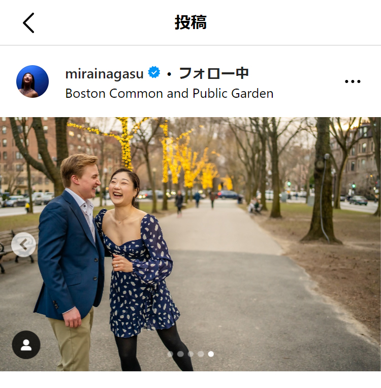 長洲未来のインスタグラムから