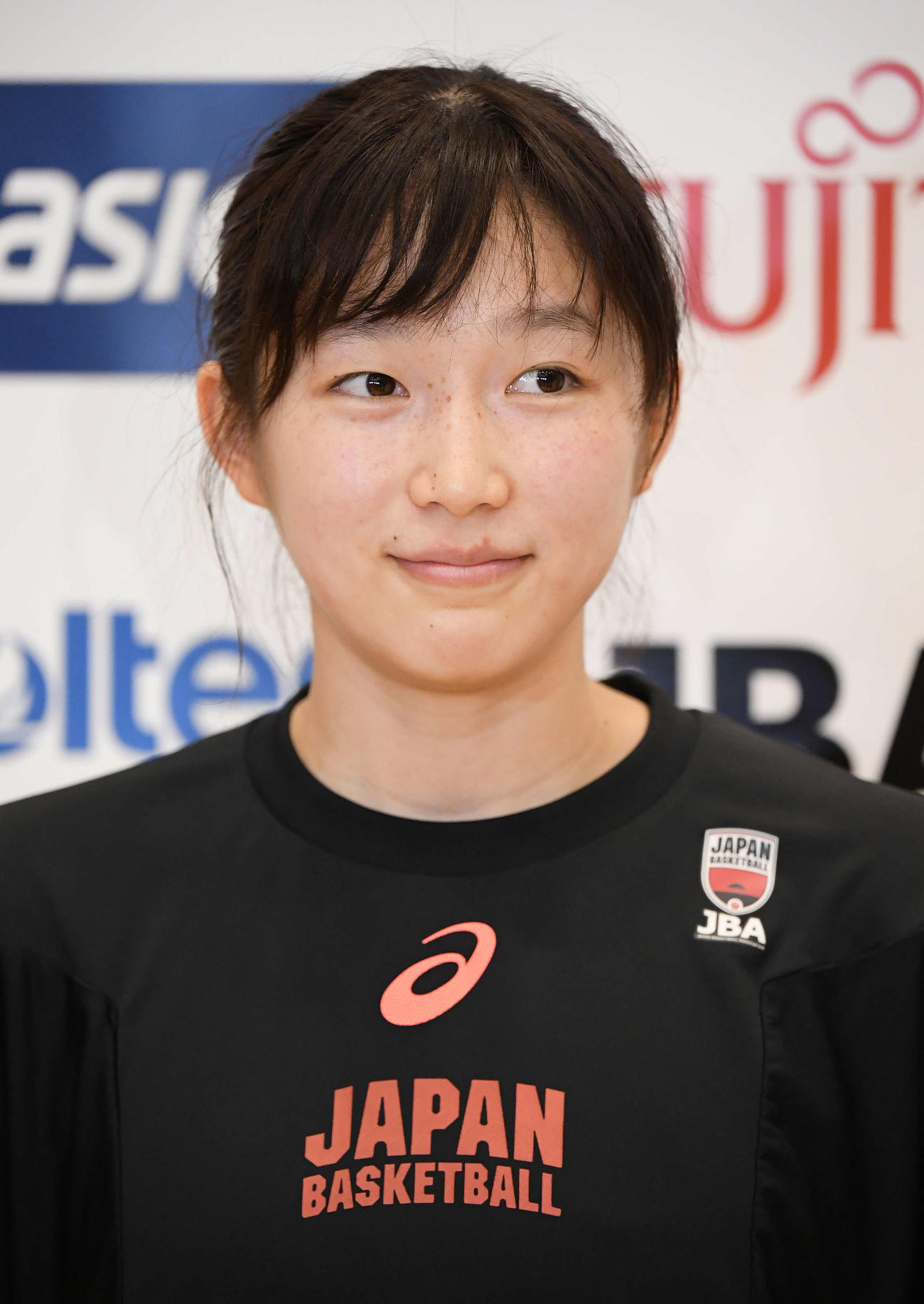 バスケットボール女子日本代表の川井麻衣（2019年4月撮影）