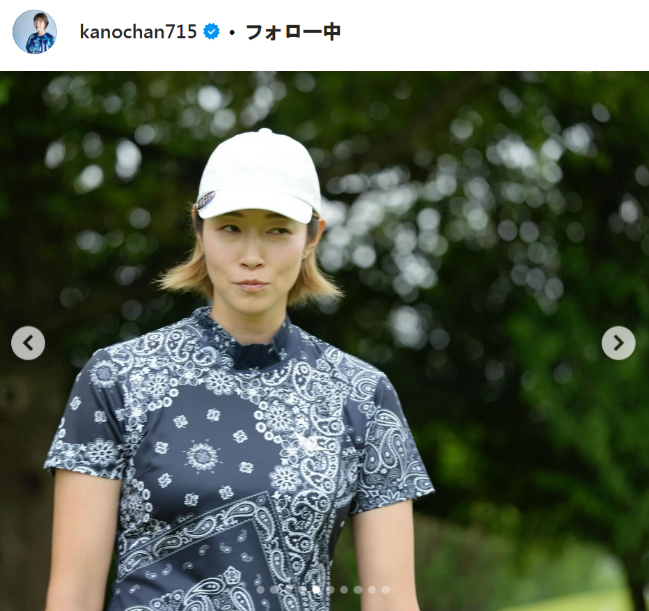 狩野舞子さんのインスタグラムから
