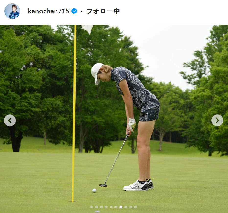 狩野舞子さんのインスタグラムから