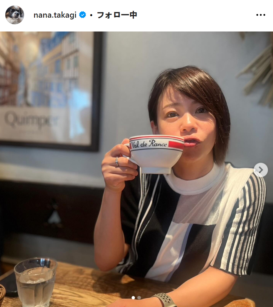 高木菜那さんのインスタグラムから