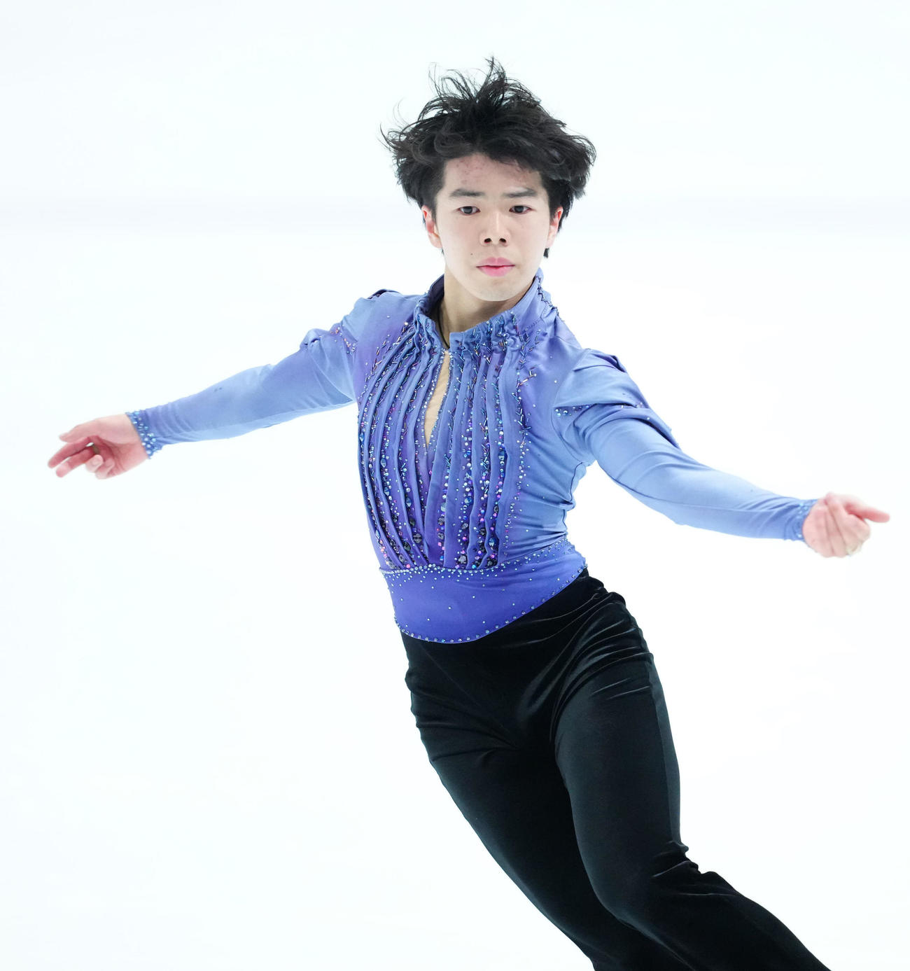 「ドリーム・オン・アイス2024」で演技する佐藤（撮影・江口和貴）