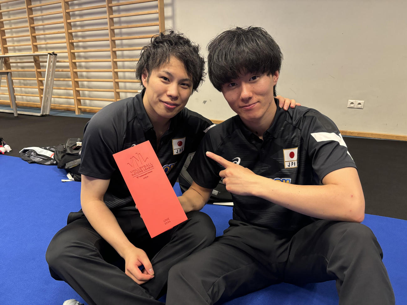 山本智大（左）と小川智大（C）JVA