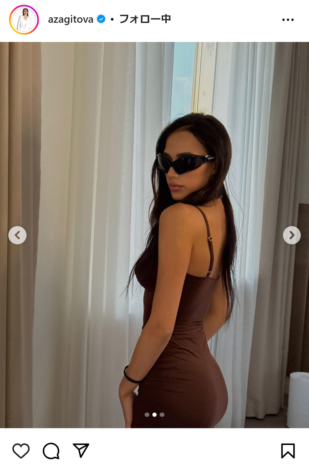 アリーナ・ザギトワのインスタグラムから