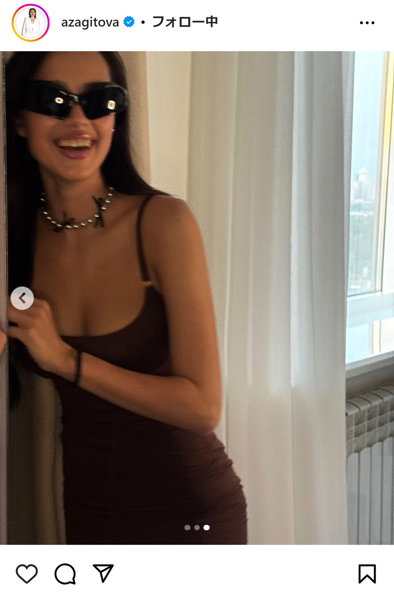 アリーナ・ザギトワのインスタグラムから