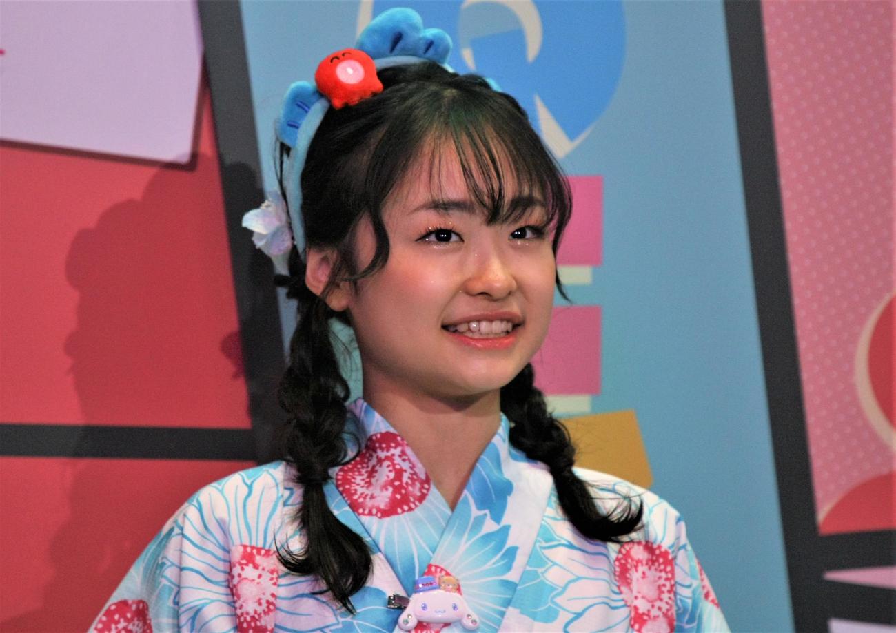 サンリオピューロランドのイベントに参加したフィギュアスケート女子の島田（撮影・藤塚大輔）