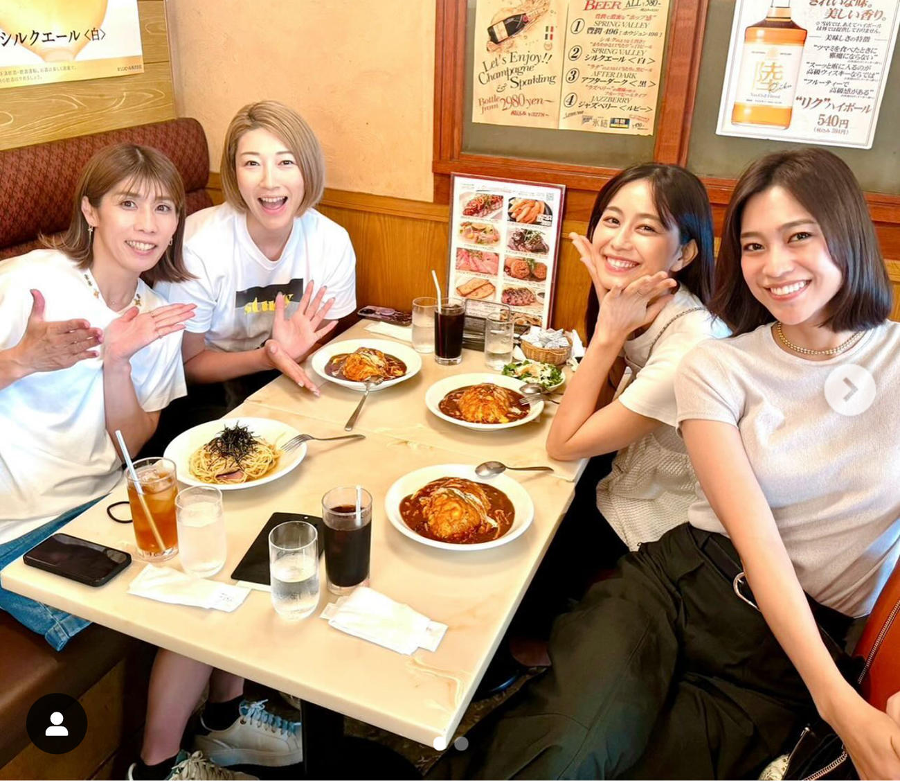 狩野舞子さんのインスタグラムから