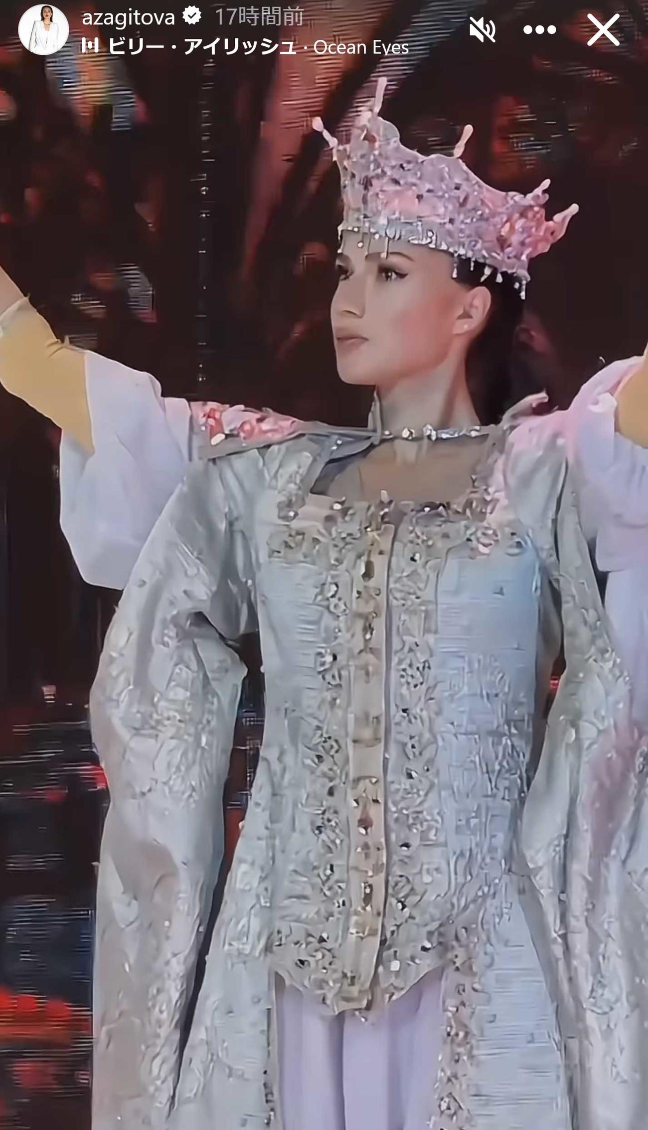 ザギトワのインスタグラムから