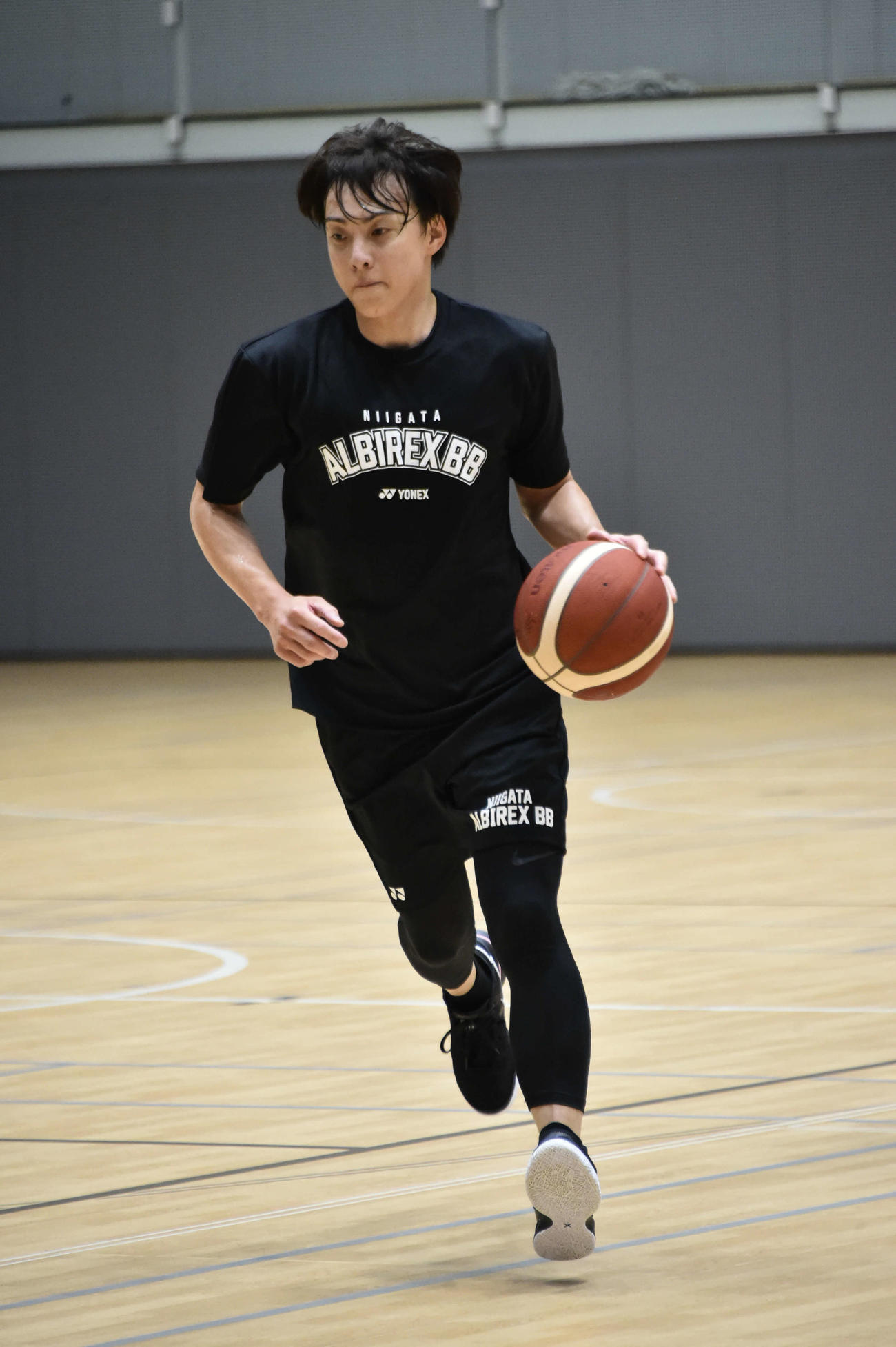 チーム練習に合流した五十嵐圭