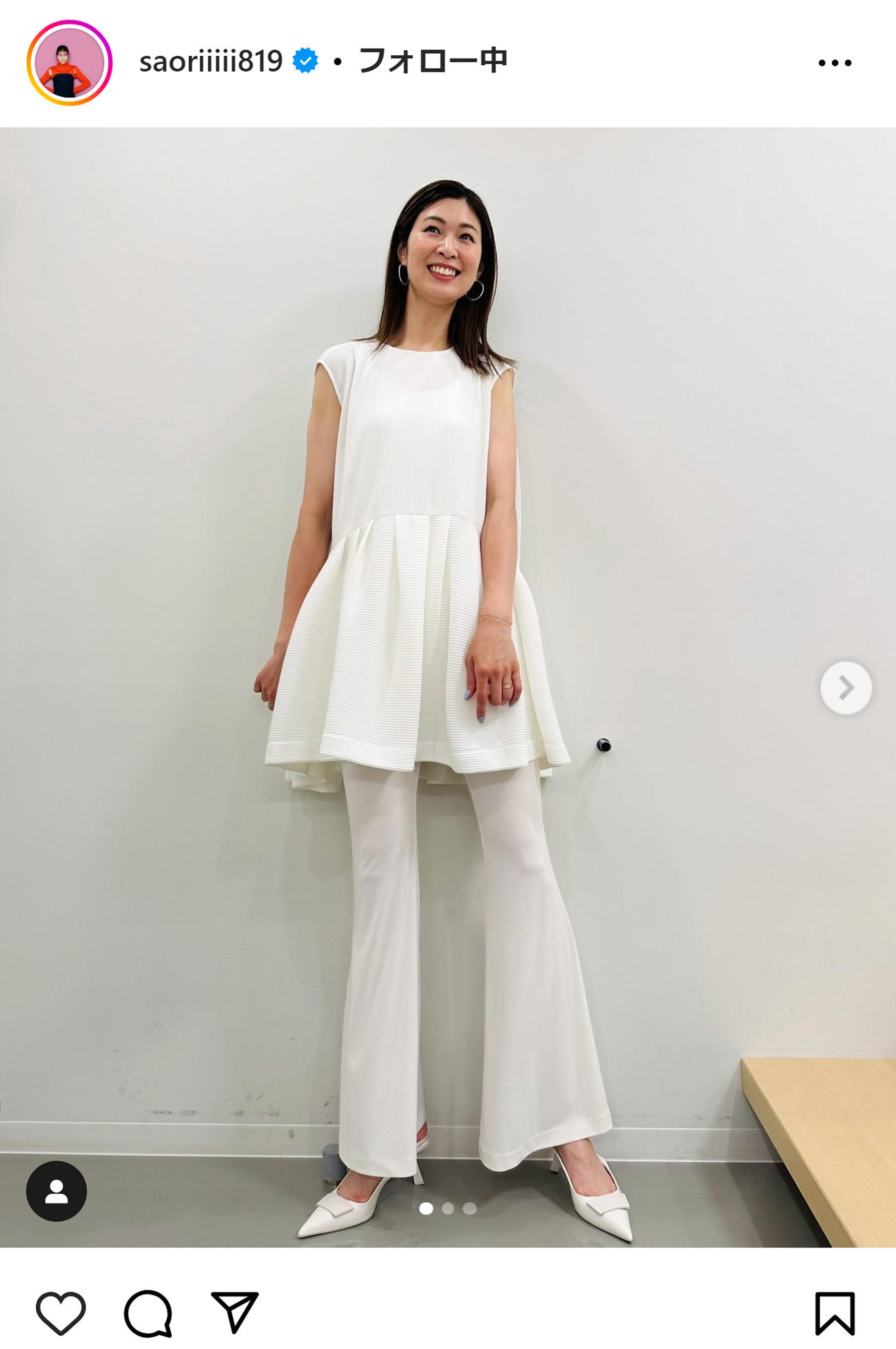 木村沙織さんのインスタグラムから