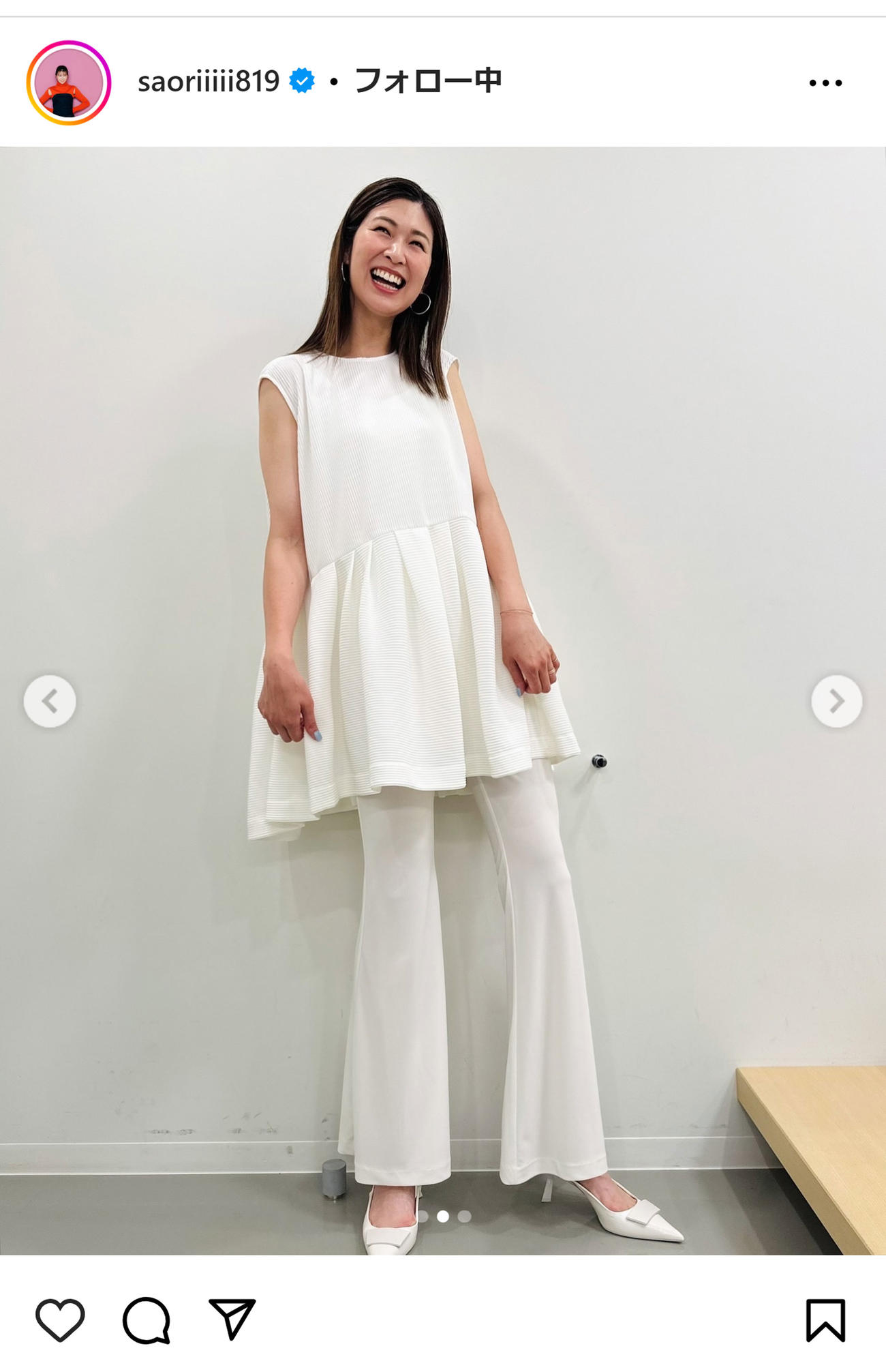 木村沙織さんのインスタグラムから