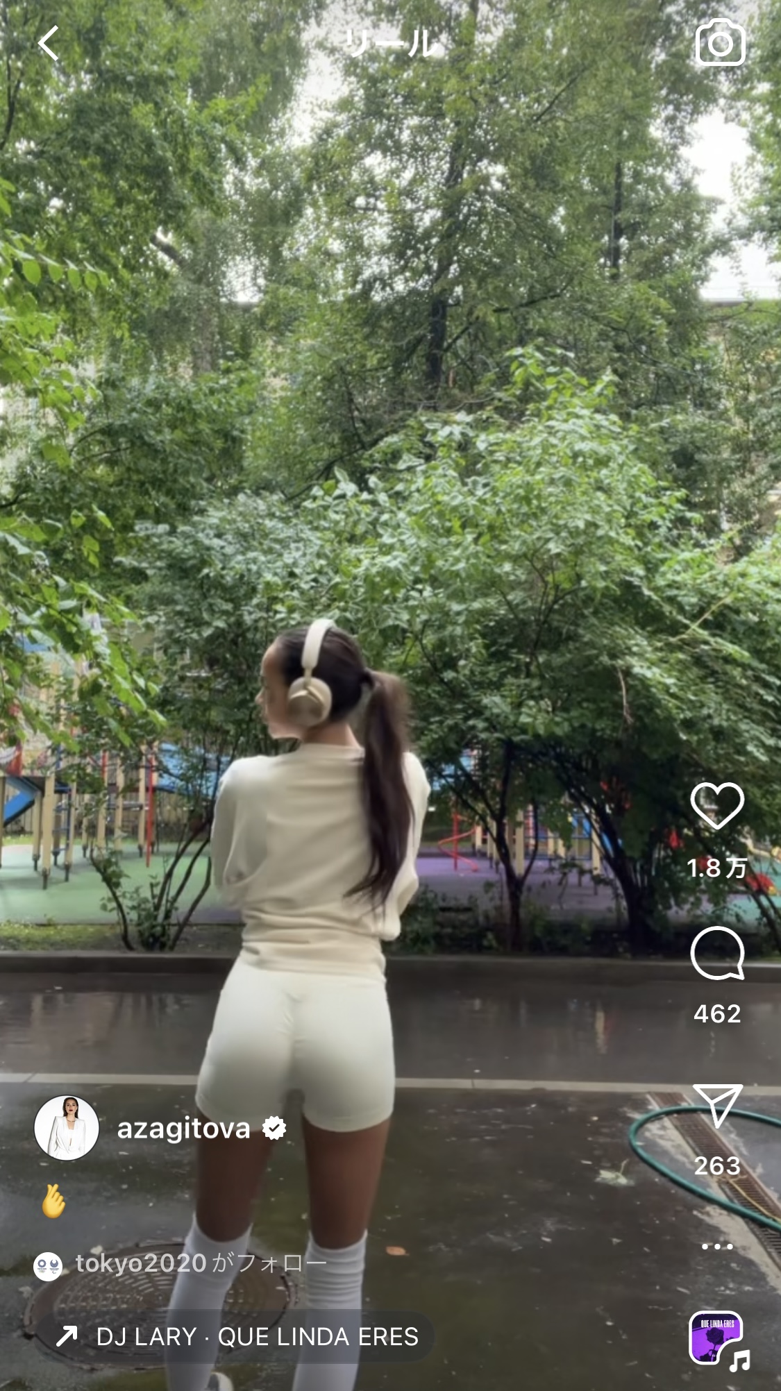 ザギトワのインスタグラムから