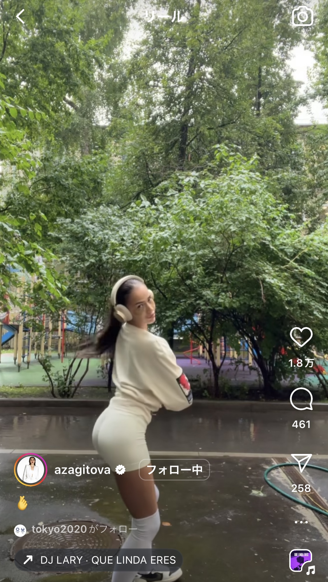 ザギトワのインスタグラムから