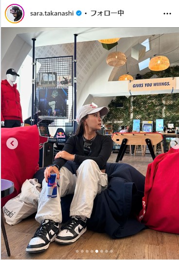 高梨沙羅のインスタグラムから