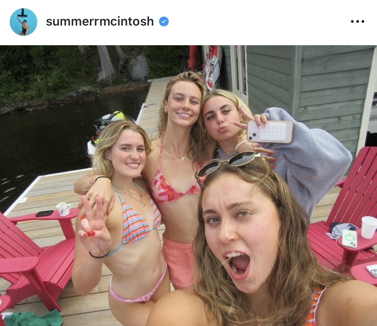 サマー・マッキントッシュのインスタグラムから