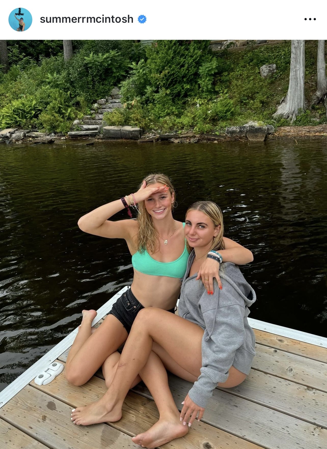 サマー・マッキントッシュのインスタグラムから