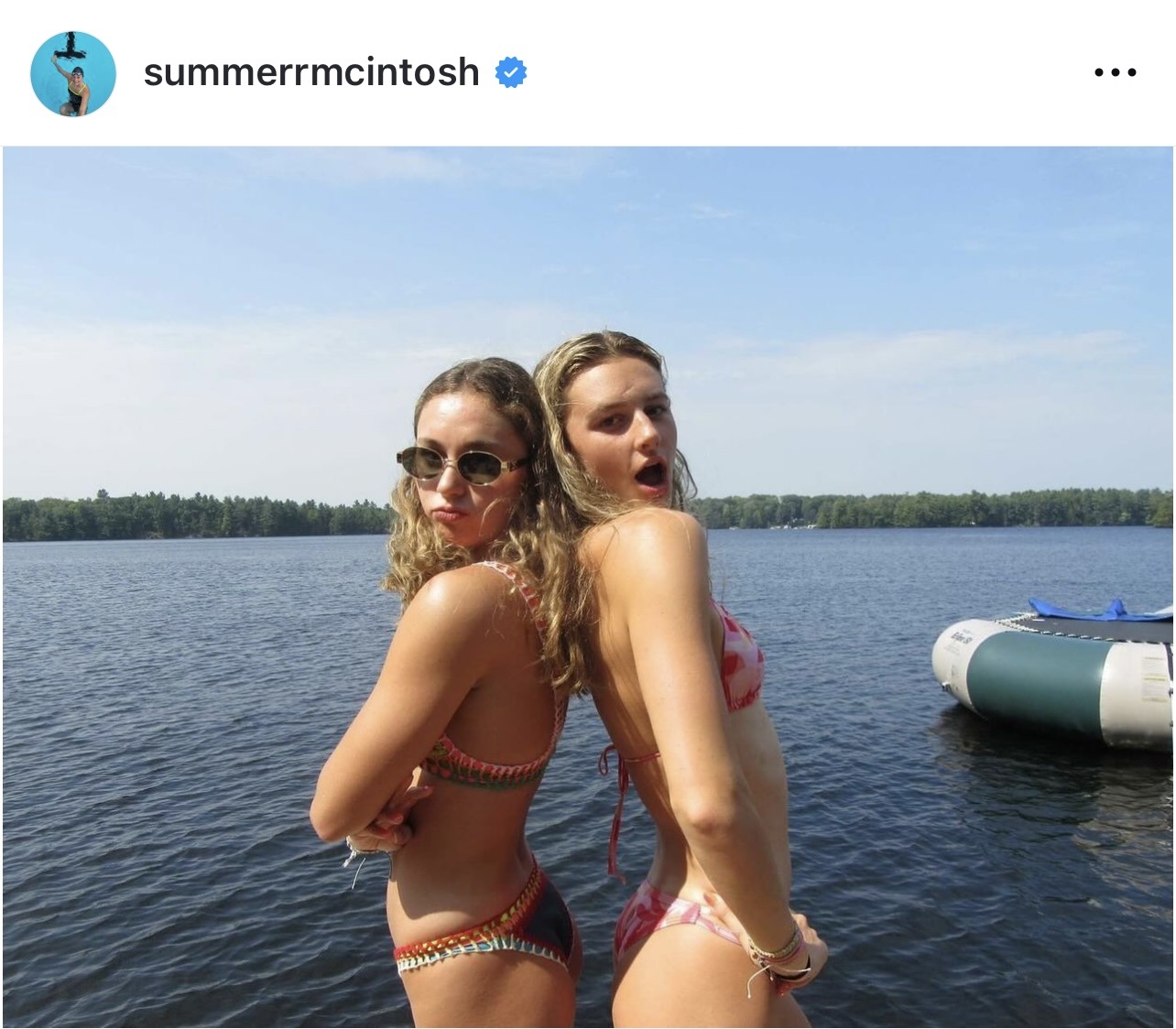 サマー・マッキントッシュのインスタグラムから