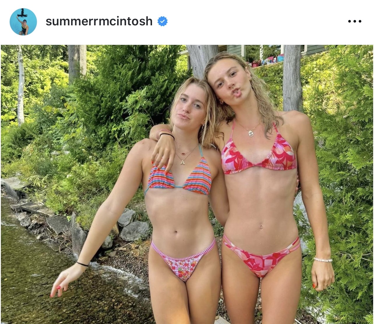 サマー・マッキントッシュのインスタグラムから