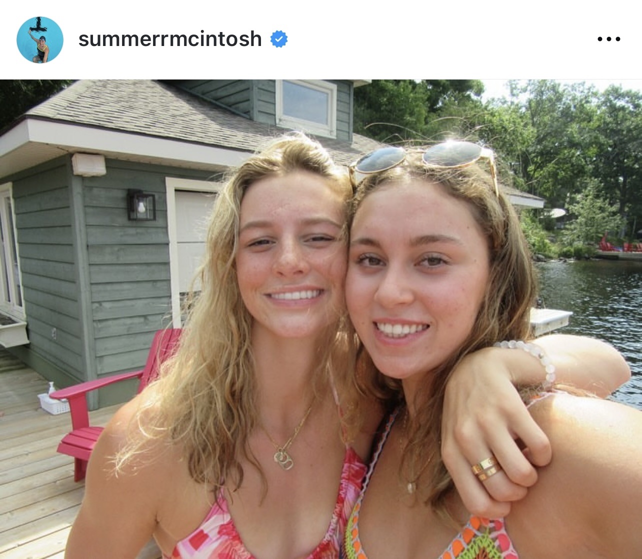 サマー・マッキントッシュのインスタグラムから
